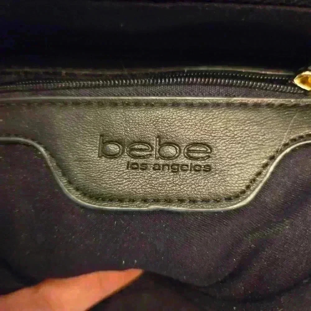 Bebe Aliah Studded Micro Shopper Black - Picture 6 of 7